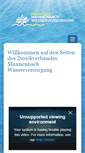 Mobile Screenshot of mannenbach-wasserversorgung.de